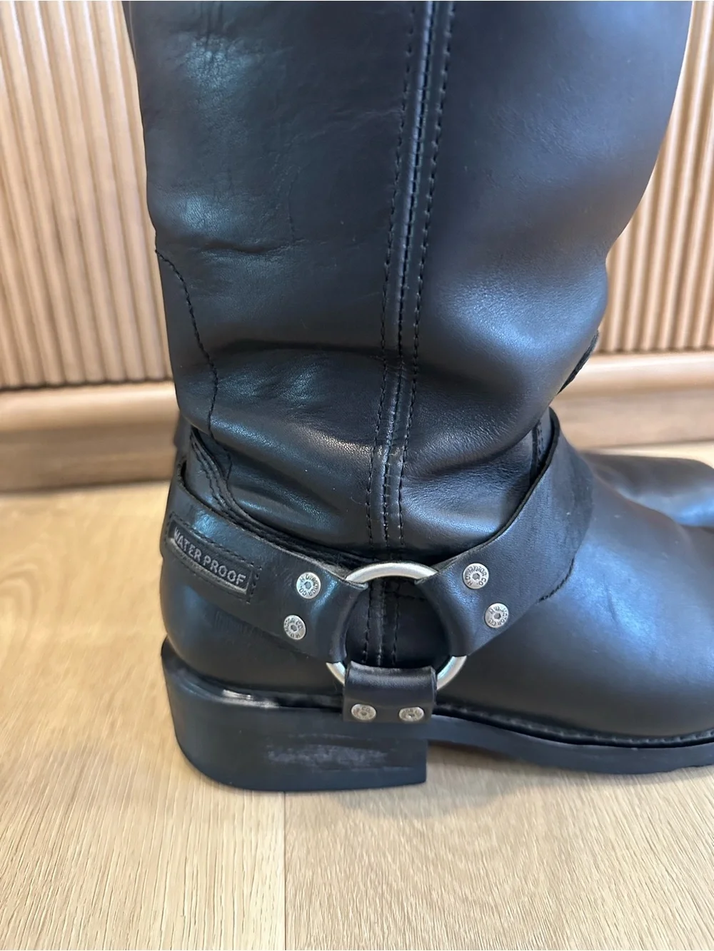 Harley-Davidson Men's Hustin 11-Inch Waterproof Harness Motorcycle Boots sz 10.5